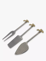 John Lewis Culinary Concepts Bee Cheese Knives Set of 3- Buy online at McGrocer