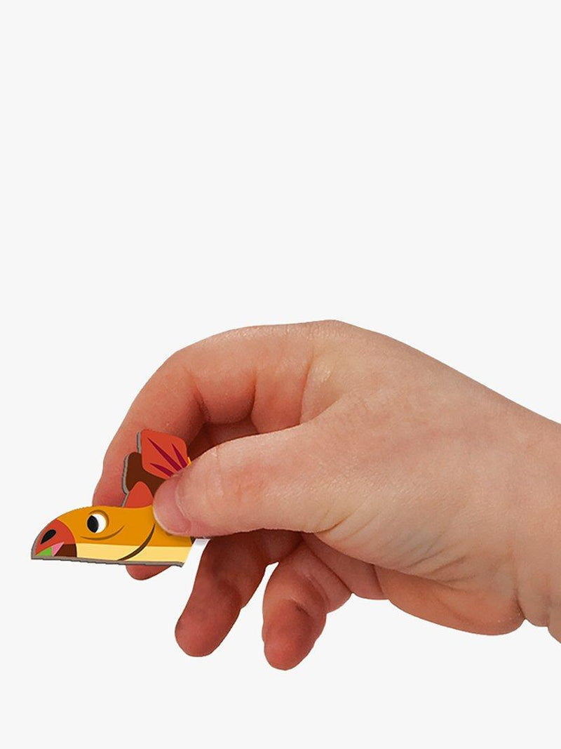 Janod Dino Magneti Book educational magnetic game, UK version