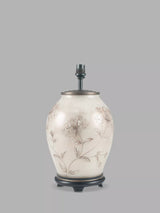 John Lewis Jenny Worrall Honeysuckle Glass Lamp Base Natural H34.5cm- Buy online at McGrocer