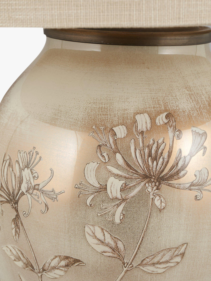 Jenny Worrall glass lamp base honeysuckle H34.5cm, UK version
