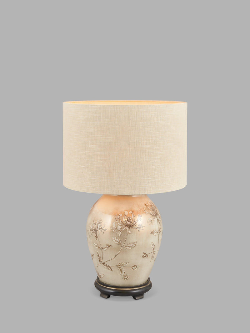 Jenny Worrall glass lamp base honeysuckle H34.5cm, UK version