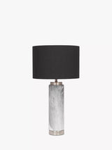 John Lewis Pacific Tall Marble Effect Table Lamp, Grey- Buy online at McGrocer