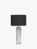 Pacific tall grey marble effect table lamp (British brand)