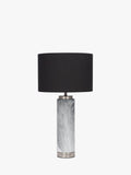 Pacific tall grey marble effect table lamp (British brand)