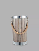 John Lewis Pacific Small Lantern Table Lamp Grey- Buy online at McGrocer