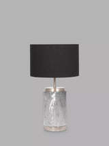 John Lewis Pacific Marble Effect Table Lamp, Grey- Buy online at McGrocer