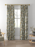 Designers Guild Geo Moderne made to measure curtains in pewter - British product