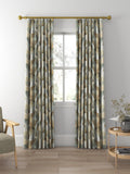 Designers Guild Geo Moderne made to measure curtains in pewter - British product