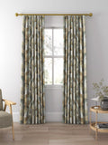 Designers Guild Geo Moderne made to measure curtains in pewter - British product