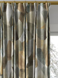 Designers Guild Geo Moderne made to measure curtains in pewter - British product