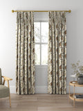 Sanderson ringtailed lemur olive fabric pattern (British brand)