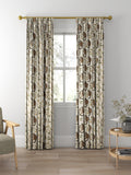 Sanderson ringtailed lemur olive fabric pattern (British brand)