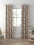 Sanderson Jackfruit curtains or roman blind in indigo, imported from the UK