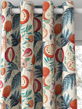 Sanderson Jackfruit curtains or roman blind in indigo, imported from the UK