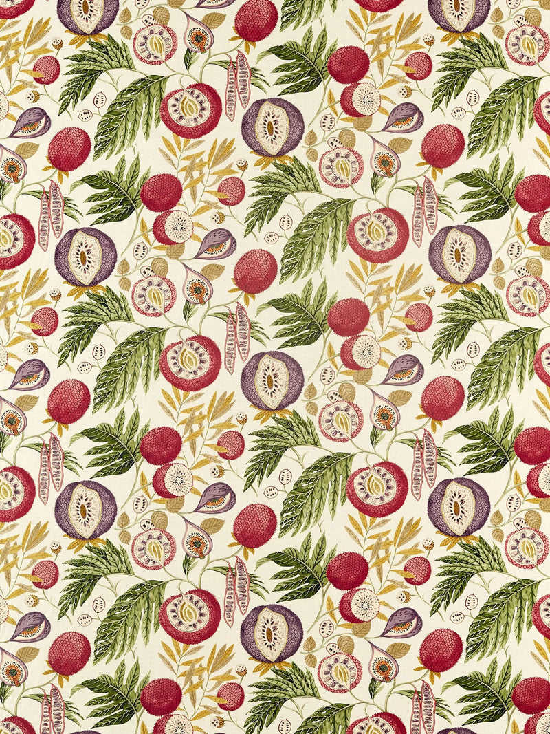 Sanderson Jackfruit fig printed curtains and roman blind - British product