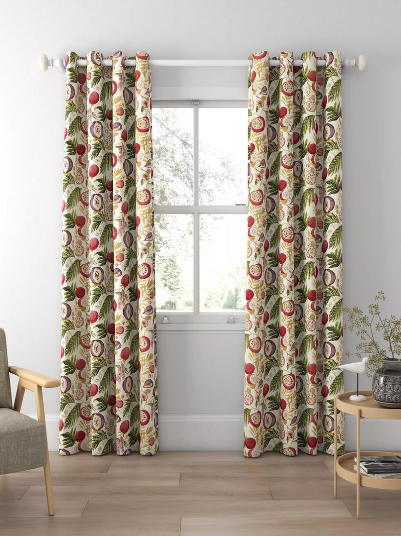 Sanderson Jackfruit fig printed curtains and roman blind - British product