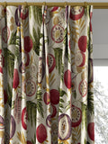 Sanderson Jackfruit fig printed curtains and roman blind - British product