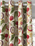 Sanderson Jackfruit fig printed curtains and roman blind - British product