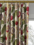 Sanderson Jackfruit fig printed curtains and roman blind - British product