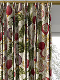 Sanderson Jackfruit fig printed curtains and roman blind - British product