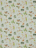 Sanderson Woodland chorus curtains sky blue multi - British product