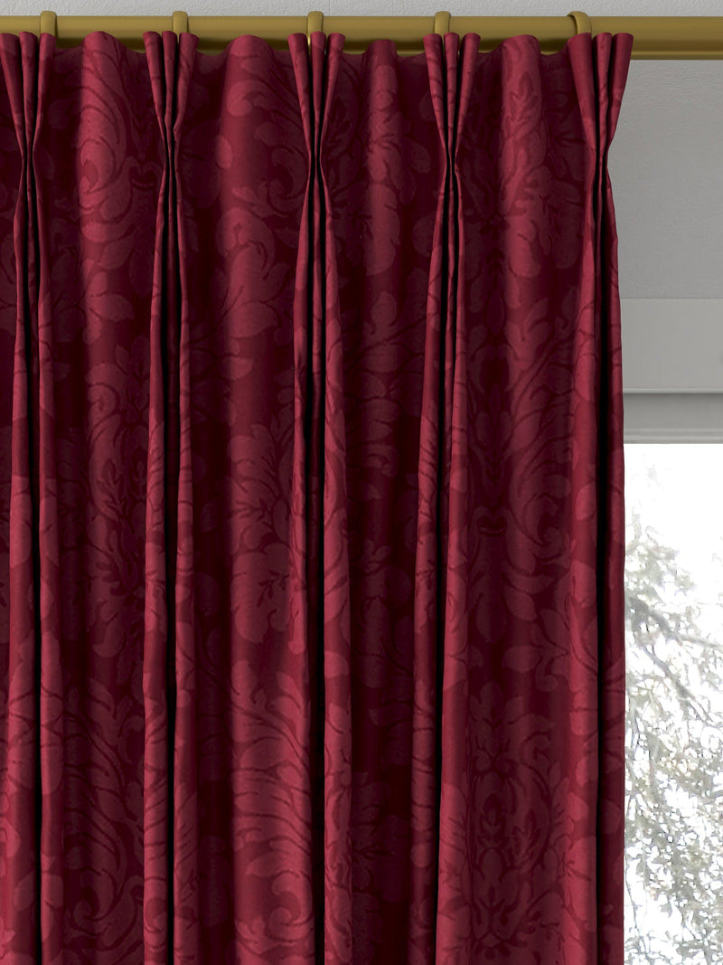 Sanderson Lymington Damask curtains in Redcurrant, UK version