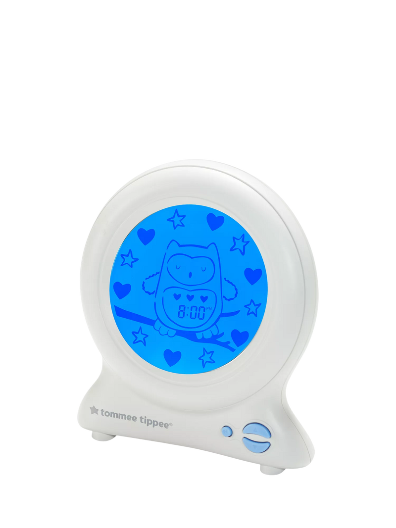 Tommee Tippee sovetrenerklokke med nattlys for barn (britisk merke)