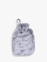 John Lewis Faux Fur Hot Water Bottle with Polyester Cover, 34cm x 22cm- Buy online at McGrocer