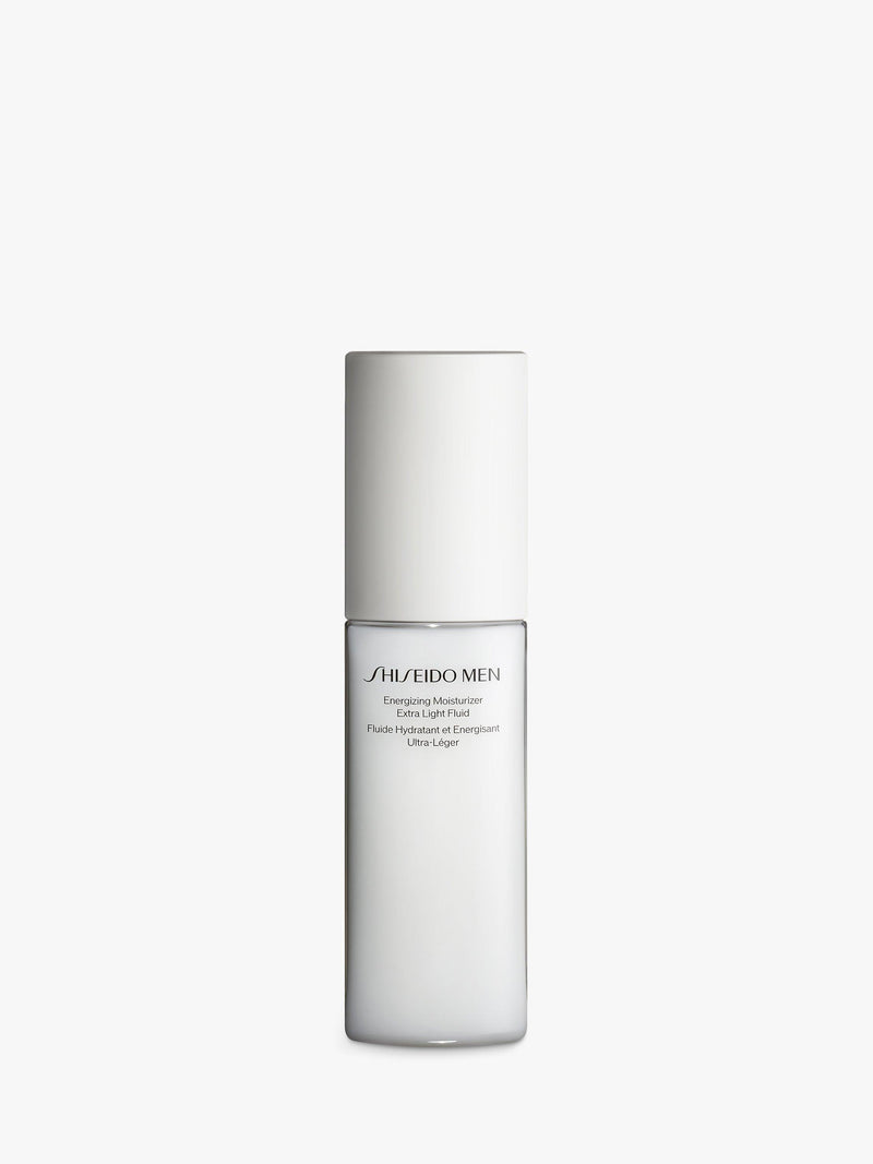Shiseido men's energising moisturiser extra light fluid 100ml (British brand)