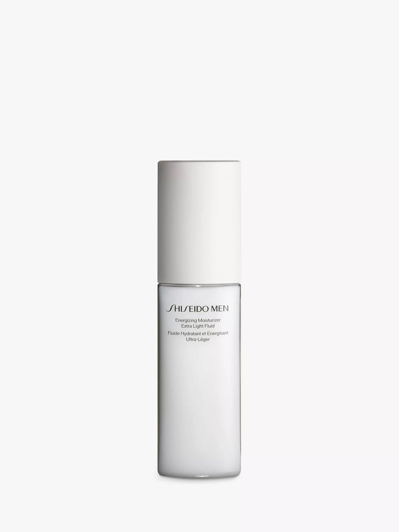 Shiseido men's energising moisturiser extra light fluid 100ml (British brand)