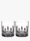 Set of two Waterford Crystal Connoisseur cut glass straight tumblers, 180ml each (British brand)