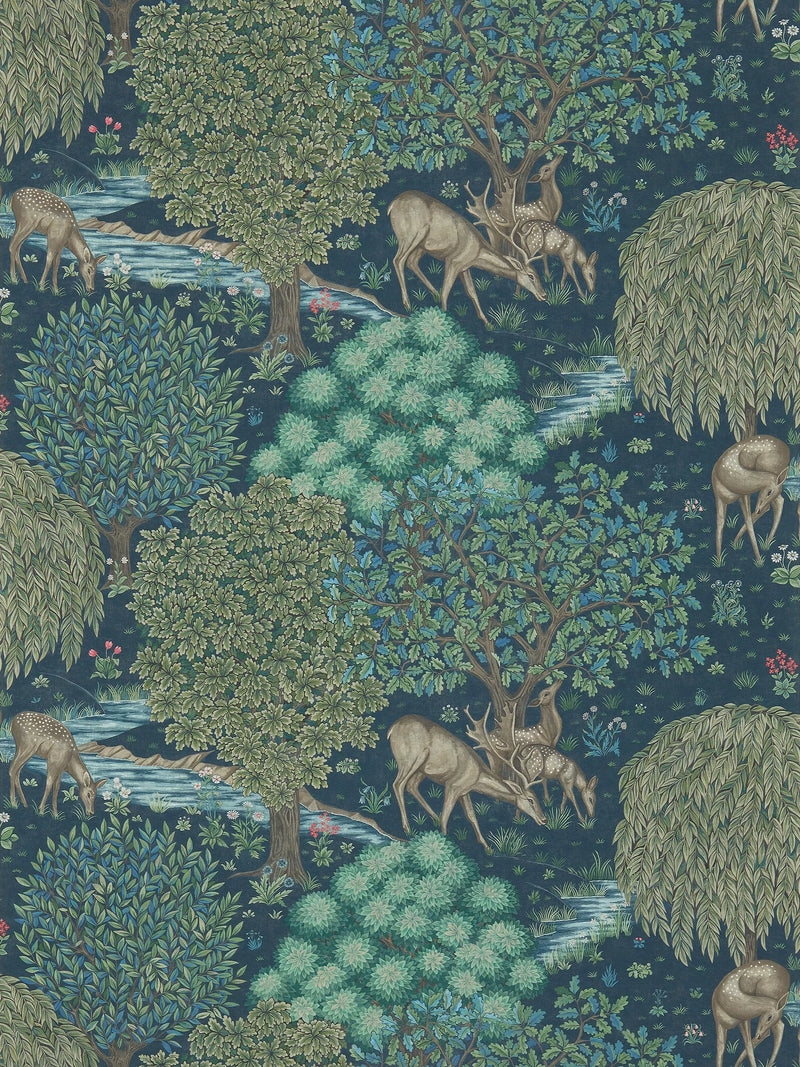 Morris & Co The Brook wallpaper by the metre, imported from the UK