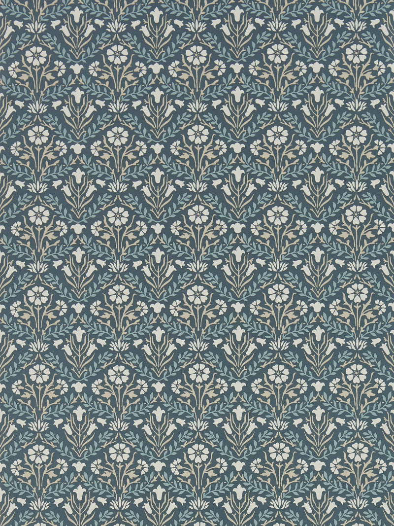 Morris & Co. Bellflowers wallpaper 10m x 52cm, imported from the UK