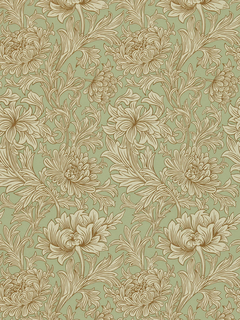 Morris & Co. Chrysanthemum Toile wallpaper 10m x 52cm - British product