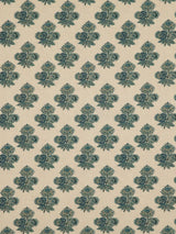 John Lewis GP & J Baker Poppy Paisley Indigo Made to Measure Curtain or Roman Blind Fabric- Buy online at McGrocer