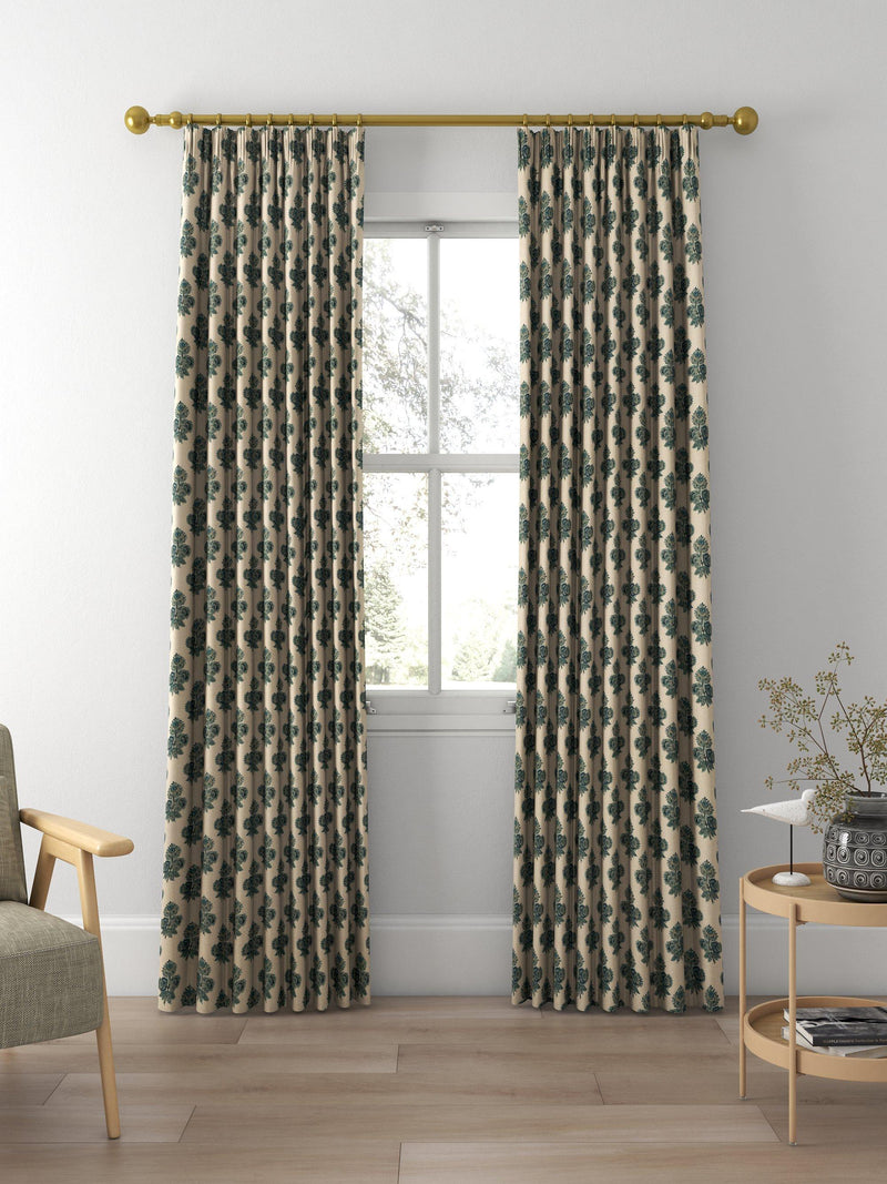 GP & J Baker Poppy Paisley made to measure curtains - British product