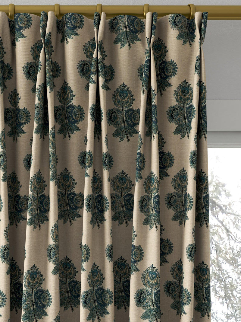 GP & J Baker Poppy Paisley made to measure curtains - British product