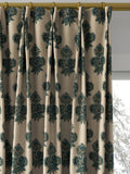 GP & J Baker Poppy Paisley made to measure curtains - British product