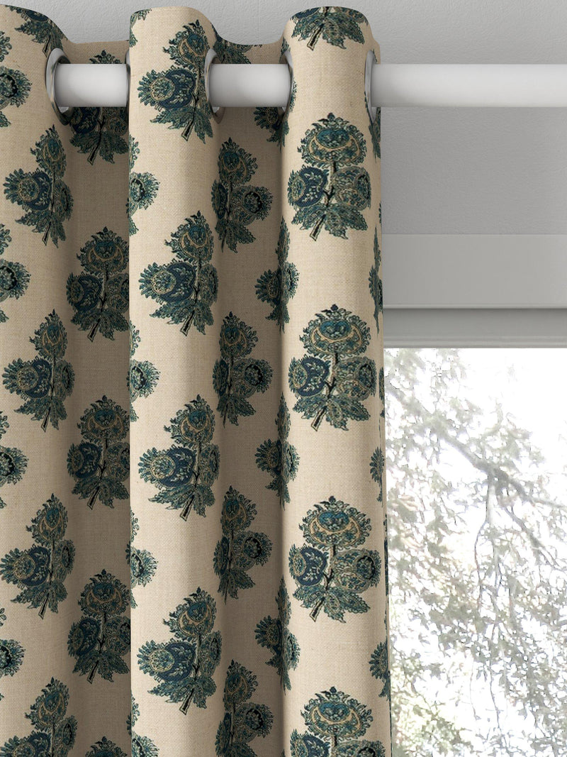 GP & J Baker Poppy Paisley made to measure curtains - British product