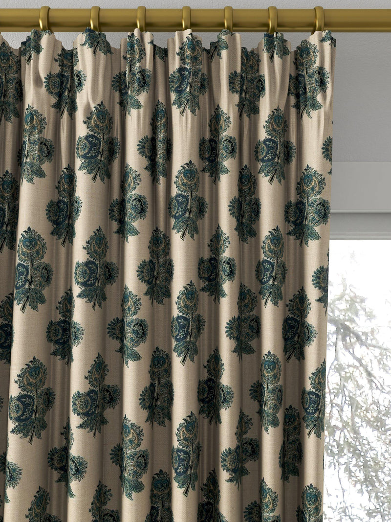 GP & J Baker Poppy Paisley made to measure curtains - British product