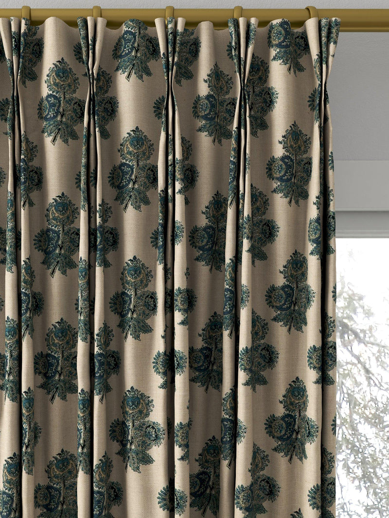 GP & J Baker Poppy Paisley made to measure curtains - British product