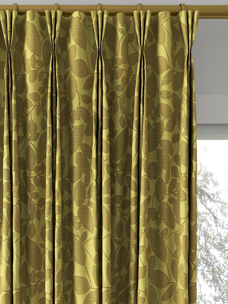 Prestigious Textiles Jude fabric lime made to measure curtain (British brand)