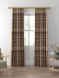 Prestigious Textiles Felix curtains Redwood check, imported from the UK