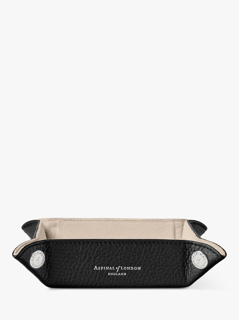 Aspinal of London leather mini tidy tray - British product