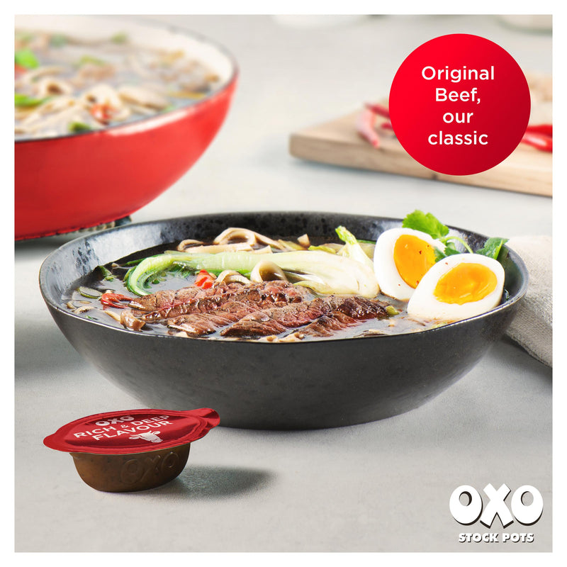 Oxo Original Beef Stock Pots 80g, imported from the UK