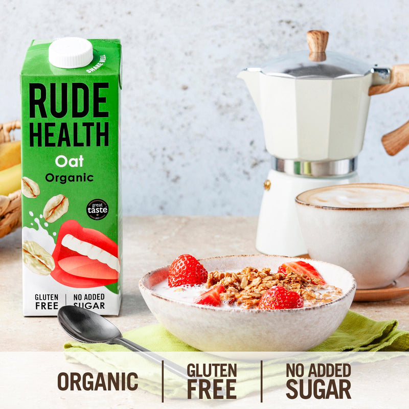 Rude Health organic oat drink 1L (British brand)
