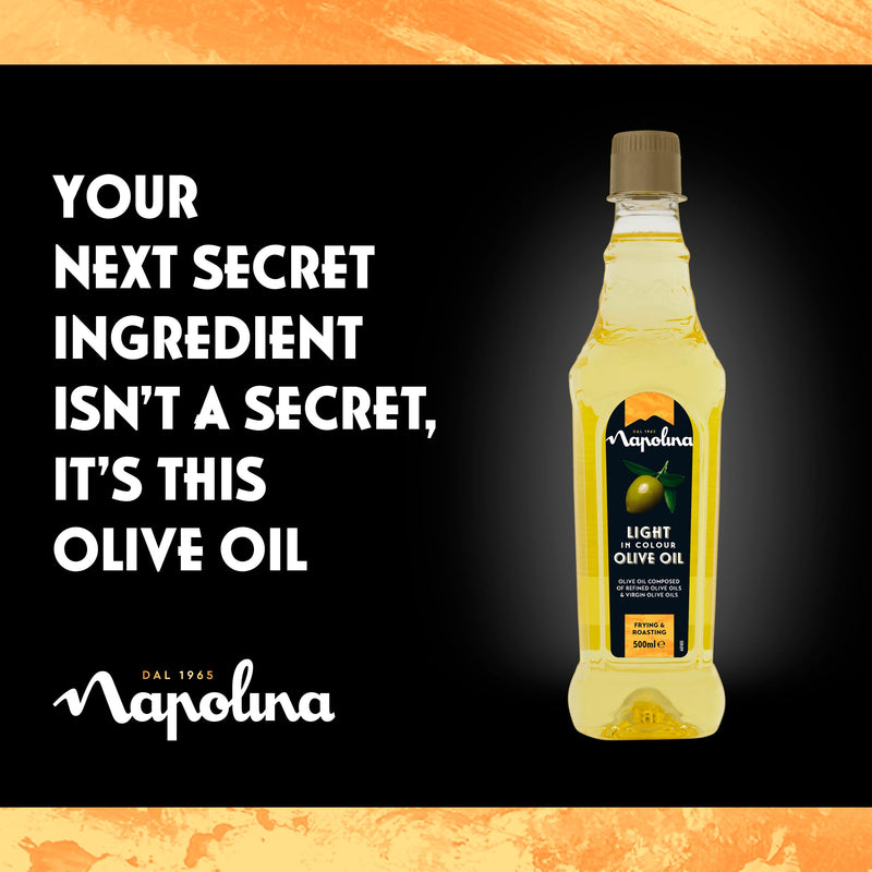 Napolina Light in Colour Olive Oil 500ml - British product