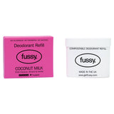 Fussy Coconut Milk Natural Deodorant Refill 40g - British product
