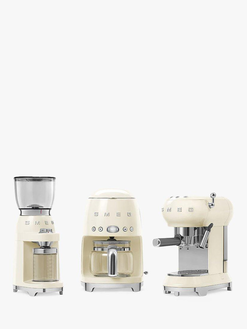 Smeg Drip Coffee Machine Black Gloss 1.4 Litre (British brand)