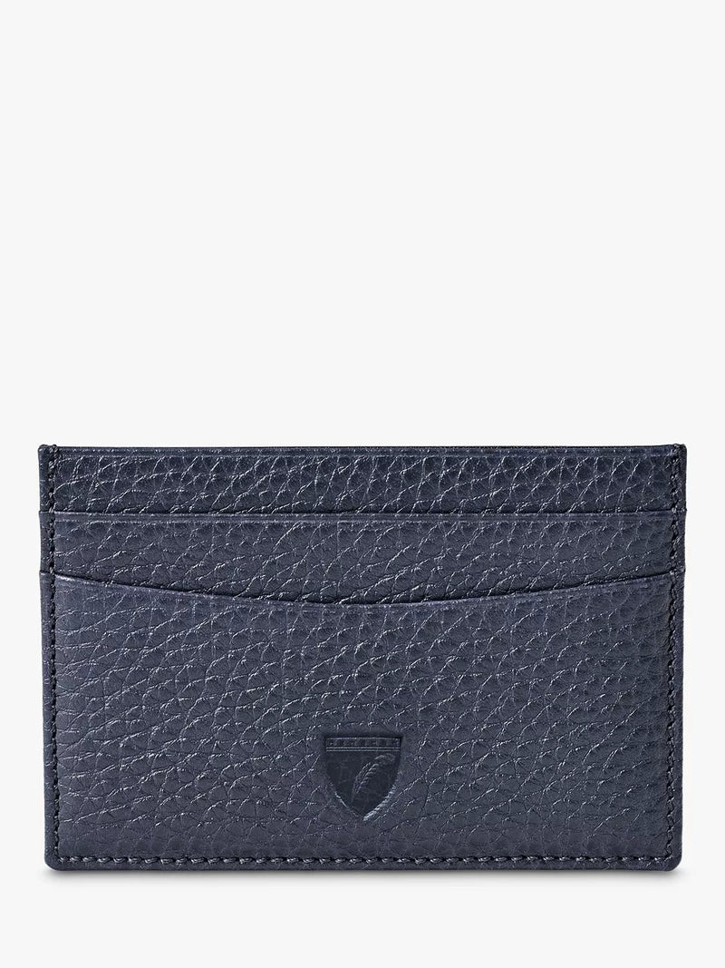 Aspinal of London Pebble Leather Slim Credit Card Case